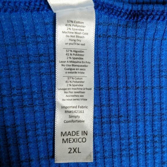 LuLaRoe Blue Tee - Size 2XL - GUC - Picture 5 of 5